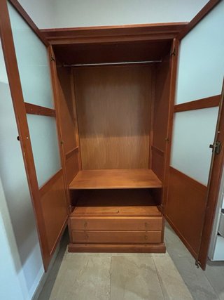 Armario antiguo madera maciza vintage