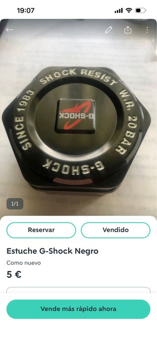 Reloj Casio G-Shock Negro y Verde