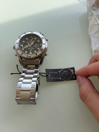 Reloj Skyline Plateado