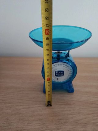 Báscula de cocina Font Vella azul