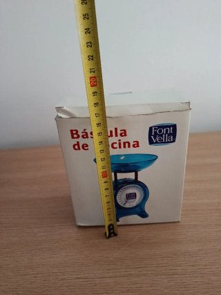 Báscula de cocina Font Vella azul