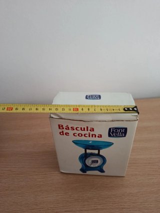 Báscula de cocina Font Vella azul