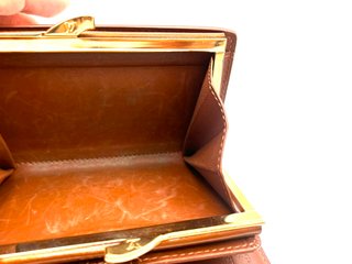 Cartera Louis Vuitton Marrón Barniz