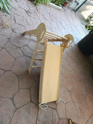 Triángulo de Pikler madera evolutivo