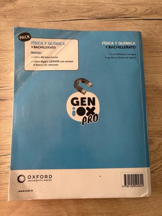 Libro Fisica y Quimica. Primero Bachillerato