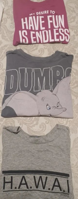 Lote 9 Camisetas Variadas
