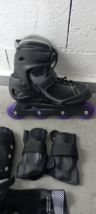 Patines en línea Oxelo con protecciones