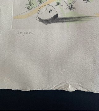 Grabado de SALVADOR DALÍ