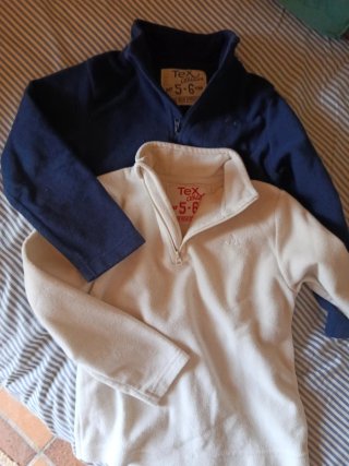 2 Forros Polares Talla 5-6 Años