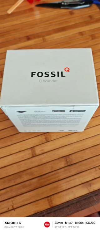 Smartwatch Fossil Q Wander Oro Rosa