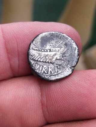 Denario Romano Plata Antigua