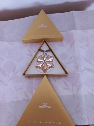 Adorno Swarovski Copo Nieve 2016 Ed. Especial SCS