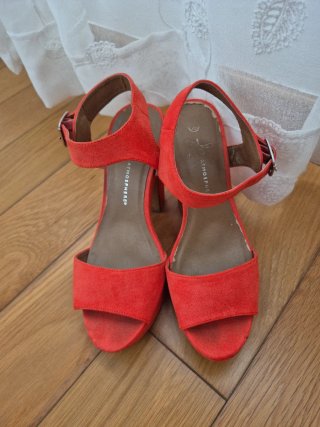 Tacones Coral Suede Plataforma