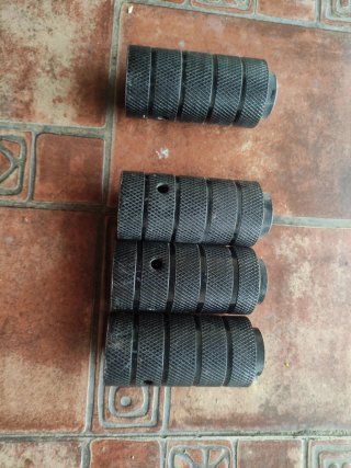 Reposapiés BMX negros
