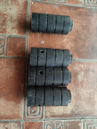 Reposapiés BMX negros