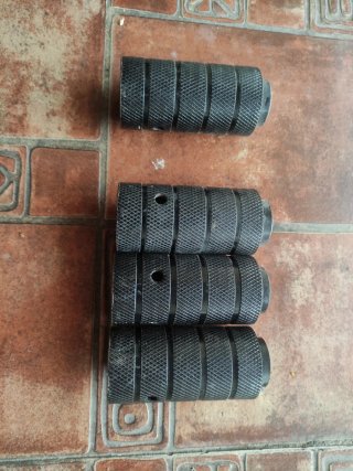 Reposapiés BMX negros