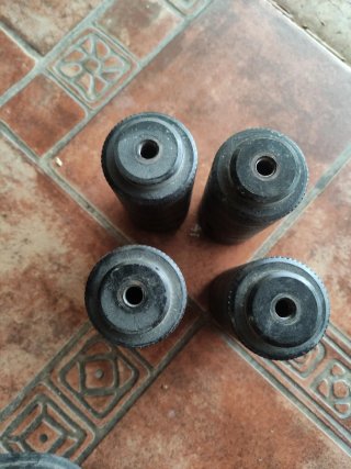 Reposapiés BMX negros