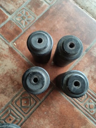 Reposapiés BMX negros