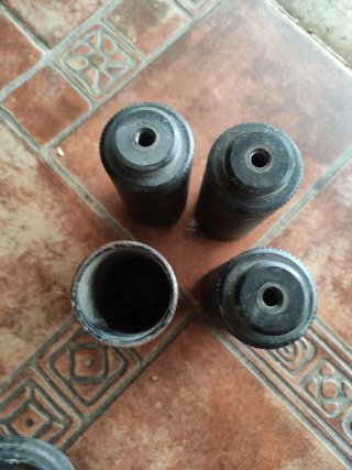Reposapiés BMX negros