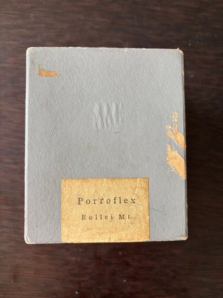 Nikon Porroflex para Rolleiflex TLR + funda y caja