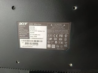 Monitor Acer Negro/Plateado