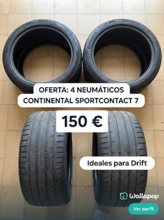 4 Neumáticos Continental SportContact 7 (Drift) -