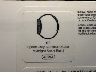 Iwatch SE 40mm