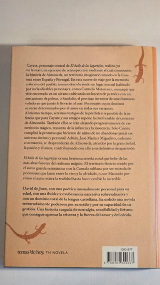 Libro realismo mágico "El baile de las lagartijas"