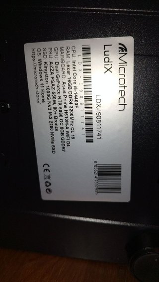 PC Gaming RTX 4060 Intel i5 14400F ASUS