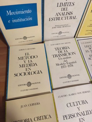 Lote 9 Libros Cultura y Sociedad