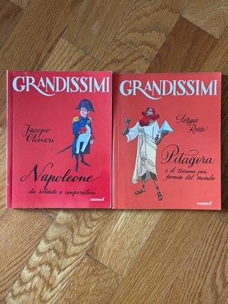Set 2 libri "Grandissimi" Edizioni EL - Napoleone