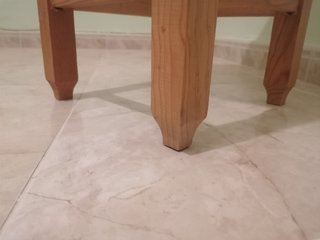 Mesa Camilla Redonda Madera 40cm