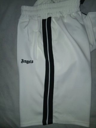 Palm Angels Pantalón Corto Blanco
