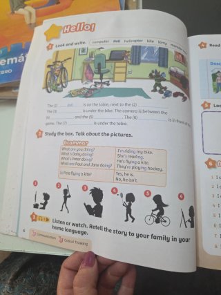 Libro de ingles home booklet, cambridge, sin uso.