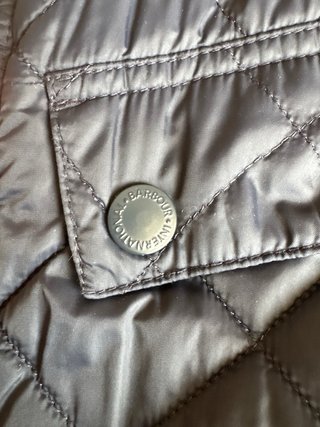 Chaqueta Barbour Azul Acolchada