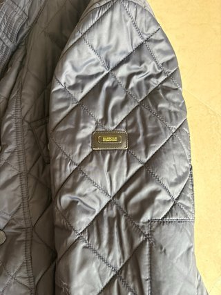 Chaqueta Barbour Azul Acolchada