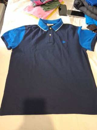 Camiseta Kappa Negra Hombre