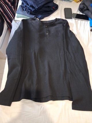 Camiseta Kappa Negra Hombre