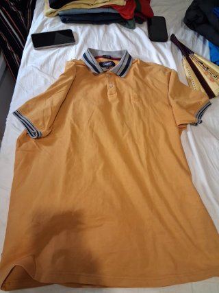 Camiseta Kappa Negra Hombre