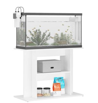 Soporte blanco para pecera