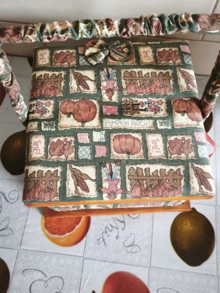 2 Caja de costura vintage con asa