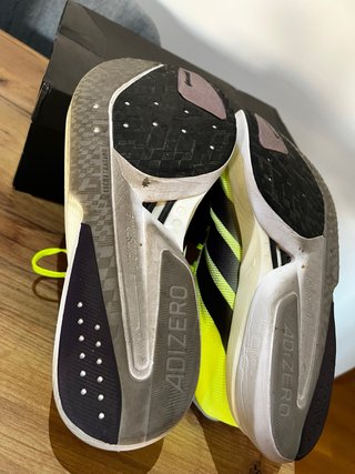 Adidas Adizero Boston 13 M Negro/Amarillo