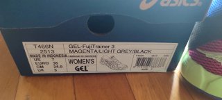 Zapatillas Trail Asics Gel-FujiTrainer 3. Talla 38
