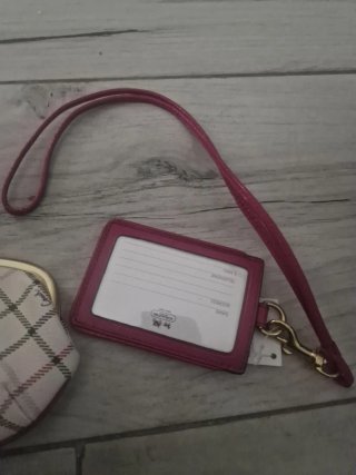 Monedero Coach Multicolor