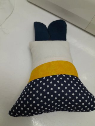 Muñeco de tela artesanal único