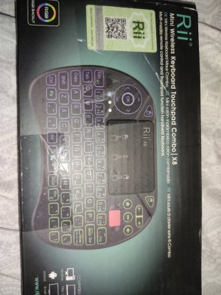 Mini Teclado Rii X8 Inalámbrico con Touchpad