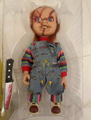 Bambola Chucky con scatola