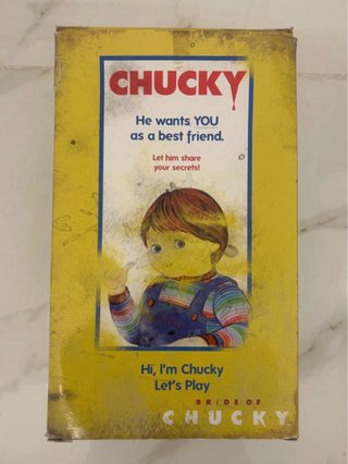 Bambola Chucky con scatola