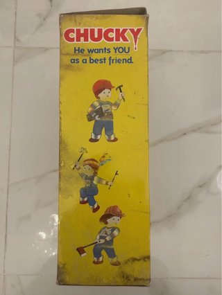 Bambola Chucky con scatola