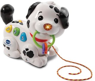 Perrito interactivo con sonido y luz Vtech.